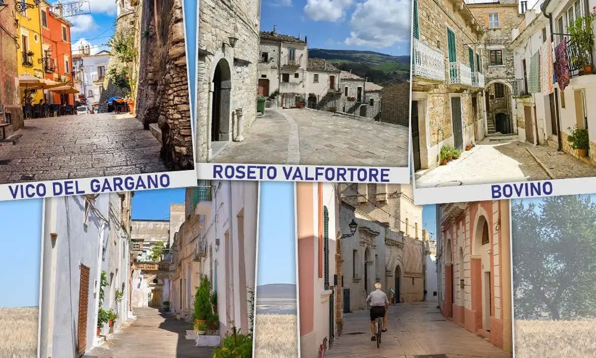 Vico del Gargano, Roseto Valfortore, Bovino, Maruggio, Presicce-Acquarica: cinque incantevoli borghi medievali in Puglia, un viaggio tra vicoli storici e architetture suggestive.