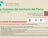 Regole per i sentieri del Monte Conero: non abbandonare rifiuti, non accendere fuochi, evita rumori inutili e segui sempre il sentiero.