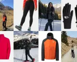 Abbigliamento per camminare in inverno: giacche, pantaloni, guanti e pile per affrontare il freddo in montagna.