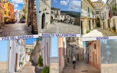 Vico del Gargano, Roseto Valfortore, Bovino, Maruggio, Presicce-Acquarica: cinque incantevoli borghi medievali in Puglia, un viaggio tra vicoli storici e architetture suggestive.