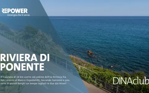La pista ciclabile Liguria ex ferrovia, un percorso panoramico sul mare.