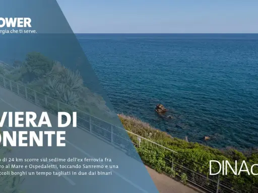 La pista ciclabile Liguria ex ferrovia, un percorso panoramico sul mare.
