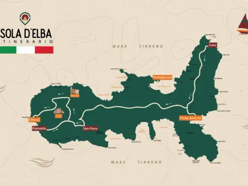 Itinerario Isola d'Elba: cosa vedere in 3 giorni tra Portoferraio, Porto Azzurro, Marciana e le spiagge.