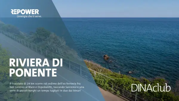 La pista ciclabile Liguria ex ferrovia, un percorso panoramico sul mare.